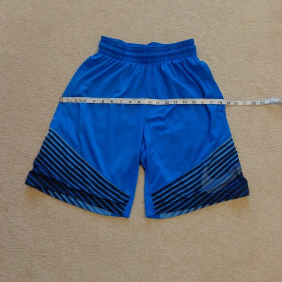 Nike Dri-Fit Elite Basketball Boy’s Shorts Blue‎ Color Pockets Size S - Picture 4 of 9